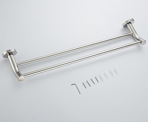 Aothpher- SUS 304 Edelstahl Handtuchhalter, verchromt, 50cm, Wandmontiertes Badezimmer Handtuchhalter & -stangen - 3
