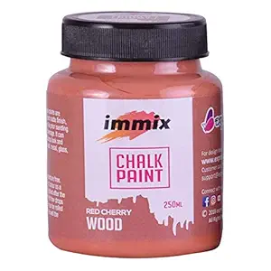 expres immix Wood Home Decor Chalk Paint 250 ml (Red Cherry)