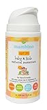 Este protector solar natural y suave SPF 30 integra óxido de zinc no nano con aceite de frambuesa rojo y aloe orgánico calmante y proporciona protección diaria de amplio espectro contra los rayos UVA y UVB dañinos mientras que hidrata la piel. Resistente al agua hasta 80 minutos.