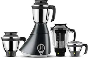 Butterfly Matchless 750-Watt Mixer Grinder with 4 Jars (Grey/White)