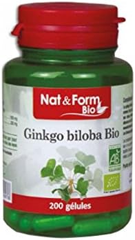 Nat &amp; Form Ginkgo Biloba Bio - 200 gélules