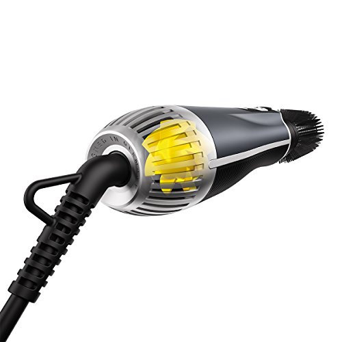 CARRERA 535 Warmluftbürste mit einziehbaren Borsten | 1.200W, Keramikbeschichtung, Ionen, Arganöl und Keratin, 3 Heizstufen und Kaltluft - 3