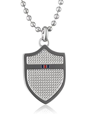 Tommy Hilfiger Herren-Kette ohne Anhänger 925 Silber Emaille 60 cm-2700824