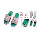 Produktbild onlinegrocerystore (TM) FK 5 x Damen-gestreift Health Care Fuß Acupoint Massage Flache Hausschuhe im Paar FK