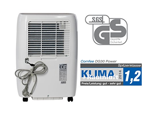 Comfee Luftentfeuchter / Bautrockner / Luftreiniger DG-30 Power 3in1 / 3 Jahre Garantie, 30 Liter, Raumgröße ca 72m²/180m³ - 10
