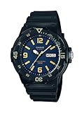 Casio Collection Herren-Armbanduhr MRW-200H-2B3VEF, schwarz/Blau/Gold