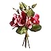 Produktbild Produp Mode künstliche gefälschte Blumen Blatt Magnolia Blumenhochzeitsstrauß Party Home Decor