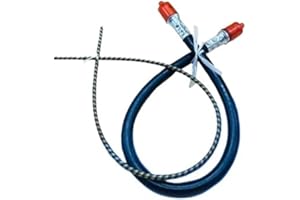 Besttoolifes Arbre d'entraînement flexible de 89 cm - Pièce de rechange en caoutchouc pour sac à dos, débroussailleuse, tondeuse à gazon de jardin, outil de coupe avec extrémités de 29 mm (Axis +