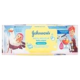 Johnson's Baby Extra Sensitive Fragrance Free Wipes - Pack of 12, Total 672 Wipes (Personal Care)