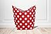 Produktbild Wäschekorb Polka Dots Rot Wäschesammler Robust Kinderfreundlich 40L