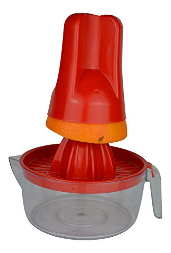 IKOLIFE Zitruspresse mit Dorn. Endlich ohne Kraftaufwand! Einzigartig einfach! Entsaften von Orangen, Zitronen oder Limetten. (Orangenpresse, Zitronenpresse, Limettenpresse) BPA frei, Made in EU - 6