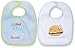 United Colors of Benetton Baby-Boys 3GA5MA005 Neckerchief, Multicoloured (White/Blue), One Size (Set of 2)