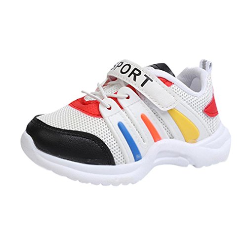 ZODOF Toddler Kids Sport Running Zapatos para bebés Boys Girls Mesh Soft Sole Shoes Sneakers Zapatos Zapatillas Respirable Mocasines Deportes Sneaker Malla