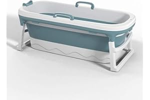 YILWNNCSE Bañera Adulto Portatil,Bañera para Adultos,Bañera de plástico espesada,Bañera Plegable Portátil Hogar,Bañera para Natación para Bebés Hogar,para Uso Al vapor,Casa Sauna (138 * 62 * 52)