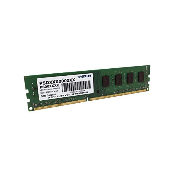 Patriot Memory Serie Signature Memoria RAM DDR3 1600 MHz PC3-12800 4GB (1x4GB) C11 - Image 4