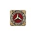 Produktbild HSSS Mercedes Benz Logo Vintage Retro Metallschild Dekor Kunst Shop Man Cave Bar Aluminium 30,5 x 30,5 cm Schild