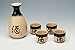 Produktbild Sake Set "Kyoto" 5-teilig aus Steinzeug (400ml)