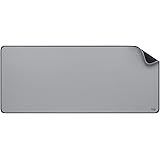 Logitech Desk Mat - Studio Series, Multifunzione, Tappetino per Mouse Esteso, Protezione Scrivania da Ufficio con Base in Gom