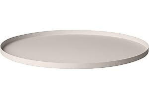 ‎BLOMUS blomus | Serviertablett | Peasy | Edelstahl/Moonbeam | L Ø38cm rund mit Rand |