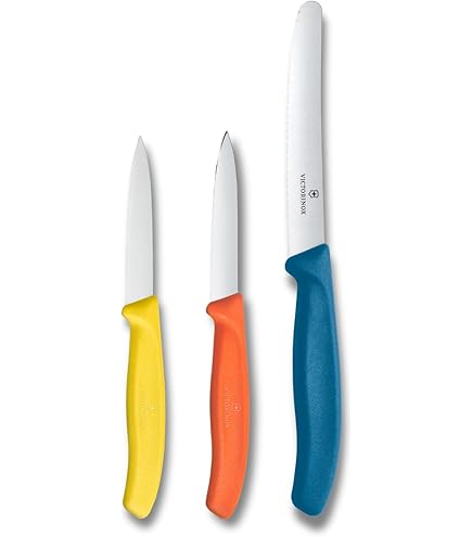 Victorinox Set 5 Coltelli Da Verdure Swiss Classic – Lama 10 Cm, Rosa, Lavabili In Lavastoviglie