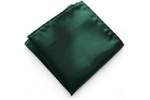 OUTLETISSIMO® Pochette en satin vert olive classique pour homme et femme