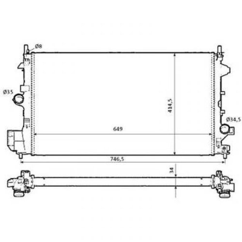 Download DIEDERICHS 8182515 Radiator