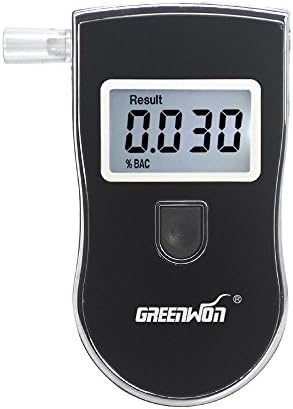 GREENWON Personal Use Super Alcohol Detector Analyzer,Car driver Alcohol Tester With 5 pieces monthpieces