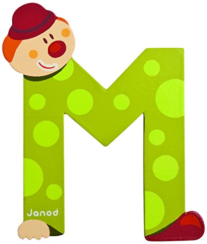 Janod 04554 – Janod – Buchstaben Clown M (Pack of 12)