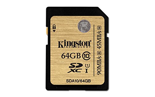 Kingston SDA10/64GB UHS-I SDHC/SDXC SD-Karte Klasse 10 Speicherkarte