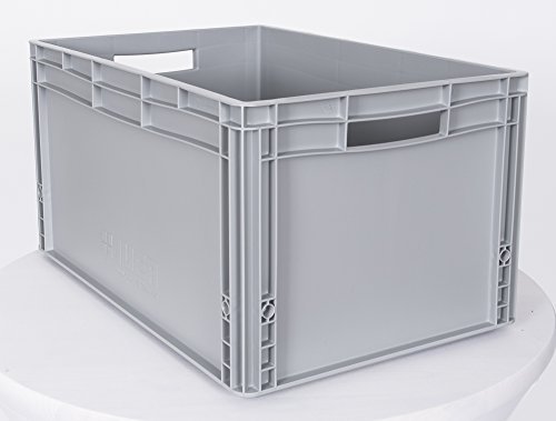 Eurobehälter 3er Set "Auer" - EG 64/32 Eurobox Euro-Stapelbehälter geschlossen Lagerbox Kunststoffbehälter Transportkasten