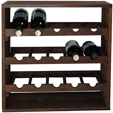 Wine Bottle Storage/Display Shelf – 3 Layers Leopard Rainbow Fairy Skirt Dress Princess, Brown