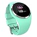Produktbild Allenrous Intelligente Uhr Fitness Tracker HD Touchscreen Ip67 Wasserdicht, Kalorienzähler, für Damen Smart Outdoor-Sportuhr mit, für Android und iOS (Farbe : Green)