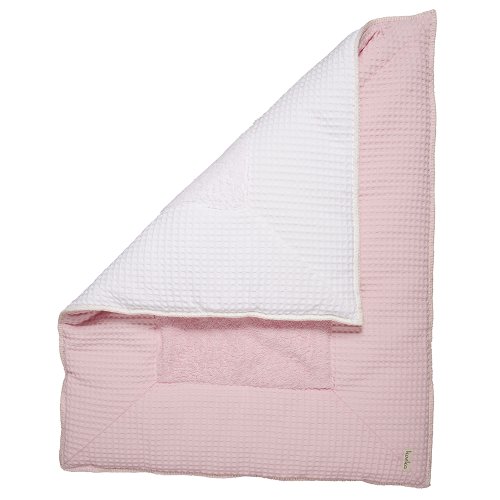 Koeka Amsterdam Playpen Mat 85x95cm (Baby Pink and White Waffle)