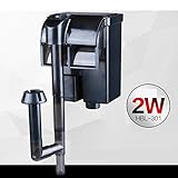 Voltaje: CA 220-240 V/50 Hz. Sun Sun HBL-301 - Filtro externo con sistema de cascada de filtrado de agua con varios compartimentos