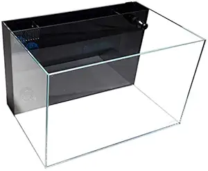 Lifegard Aquatics Crystal Aquarium with Built in Back Filter, Medium