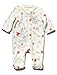 Winnie The Pooh Character Baby Soft Fleece Long Sleeve Star Print Zip Front Jammawalker Sleepsuit Cream 0/3 Mnths