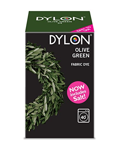 DYLON Maschine Farbstoff 350g Olivgrün, Salz Enthalten! - 2
