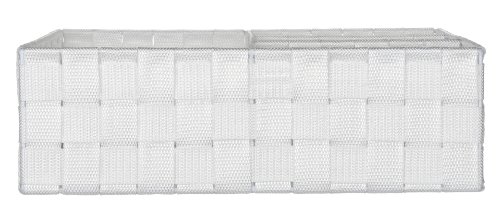 WENKO 20981100 Organizer Adria Weiß – Aufbewahrungsbox, 100 % Polypropylen, 32 x 10 x 32 cm, Weiß - 4