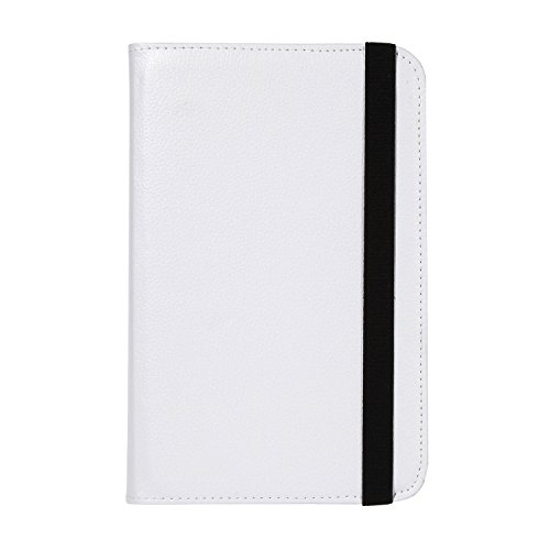 Universal Rotation Tasche für Tablet Modelle in 7, 8 oder 10 Zoll Größe Case Schutz Hülle Cover (10 Zoll, Weiß) - 5