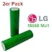Produktbild 2x LG INR18650-MJ1 Akku 3500mAh 3,7v Lithium-Ionen 18650 Batterie - Ideal für Sub-Ohm Dampfer E-Zigarette Flat Top Flachpol