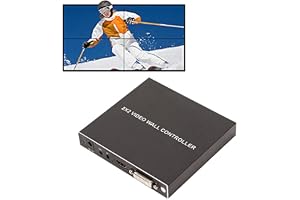 Greensen Multi Screen Video Wall Controller Wtyczka i Odtwarzaj Procesor łączenia Interfejsu Multimedialnego HD dla Profesjonalnej Kontroli, 4 Wyświetlacze Wyświetlacze (wtyczka UE)