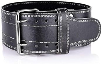 Leather Fabric Weight lifting Belt Fitness Squat Weight lifting For men Support Power Training Squat Belt Equipment , B , l