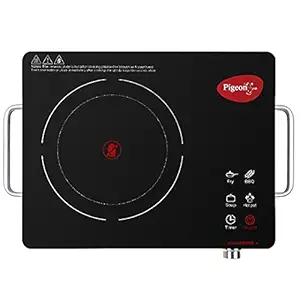 Pigeon Radiant Infrared Cooker 2000 Watt, Compatable for all cooking utensils, Black, Medium