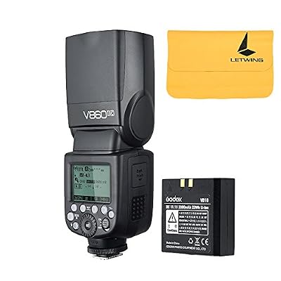 Godox Speedlite Flash V860II-C Lithium Li-ion 2,4G E-TTL Sans Fil Pour Caméras Canon EOS 6D 50D 60D 1DX 580EX II 5D Mark II III etc