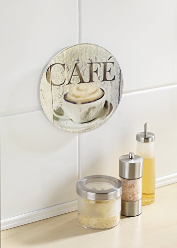 Wenko 53910100 Topfuntersetzer Café, Glas, mehrfarbig, 20 x 20 x 1 cm - 3