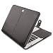 Produktbild MOSISO Hülle Kompatibel MacBook Air 13 Zoll, Premium Qualität PU Leder Schlanke Schutzhülle Tasche Cover Kompatibel MacBook Air 13 Zoll (A1369 / A1466), Schwarz
