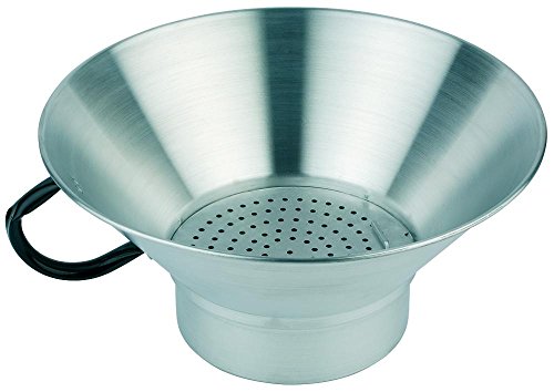 APS Pommes Frites Seiher ca. Durchmesser 39 cm, Höhe 19 cm Aluminium herausnehmbarer Locheinsatz