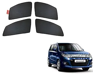 WolkomHome Car Half Curtain Sunshades Fix Curtains for Maruti Wagon R 2017