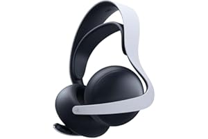 Sony, Casque-Micro Sans Fil PULSE Elite pour PlayStation 5, PC et Mac, Réduction de Bruit, 30h d’Autonomie, Couleur : Blanche