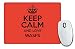 Produktbild Rot Keep Calm und Love Wespen Mauspad Farbe 2083